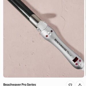 The Beachwaver Co. Silver and Black Curling Wand